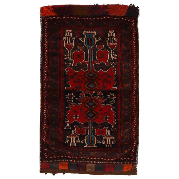 Afghan Balisht Rug 1' 10" x 3' 3" Hand-Knotted | No. AL43017