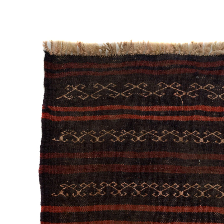 Afghan Baluchi Rug 2' 11" x 4' 8" Hand-Knotted | No. AL43080