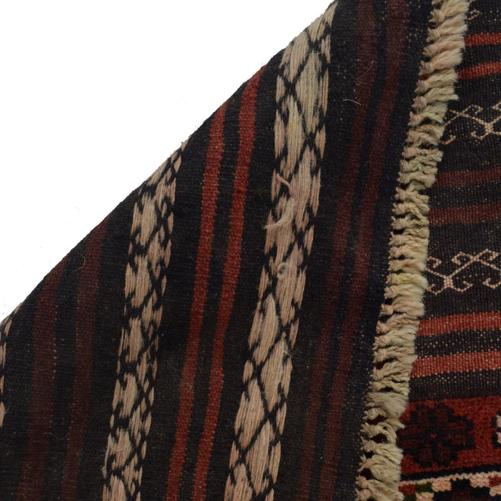 Afghan Baluchi Rug 2' 11" x 4' 8" Hand-Knotted | No. AL43080