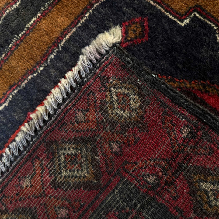 Afghan Baluchi Rug 4' 8" x 8' 7" Hand-Knotted | No. AL43118