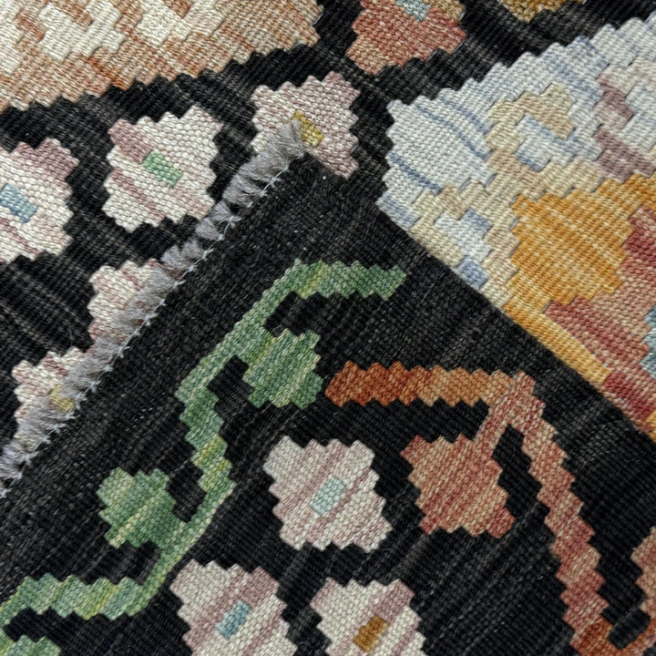 Afghan Kilim Rug 4' 9" x 6' 0" Flat-Weave | No. AL43252