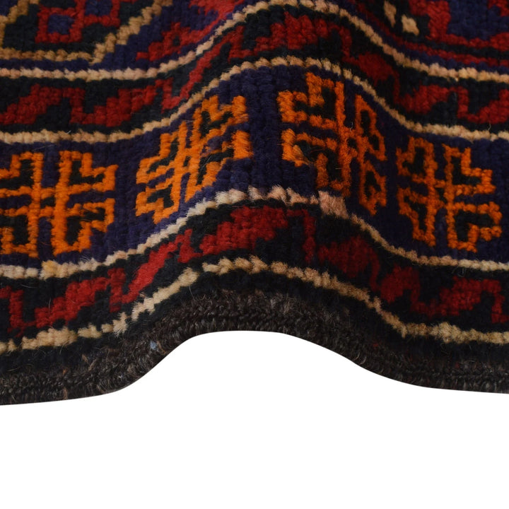 Afghan Baluchi Rug 2' 11" x 4' 2" Hand-Knotted | No. AL43377