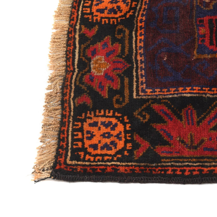 Afghan Pictorial Rug 3' 9" x 5' 9" Hand-Knotted | No. AL43476