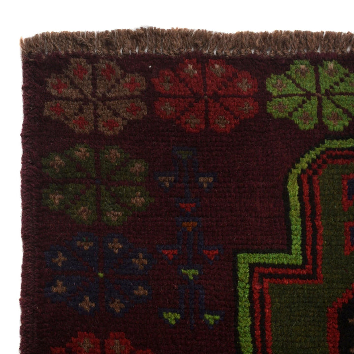 Afghan Baluchi Rug 4' 0" x 6' 5" Hand-Knotted | No. AL44003