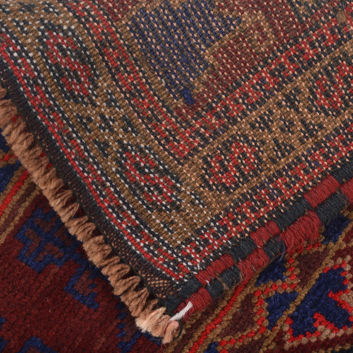 Afghan Prayer Rug 3' 1" x 4' 9" Hand-Knotted | No. AL44012