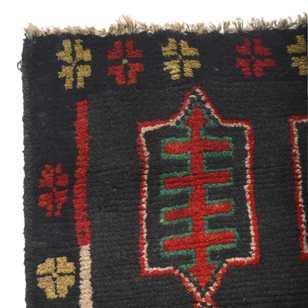 Afghan Baluchi Rug 2' 4" x 7' 12" Hand-Knotted | No. AL44081