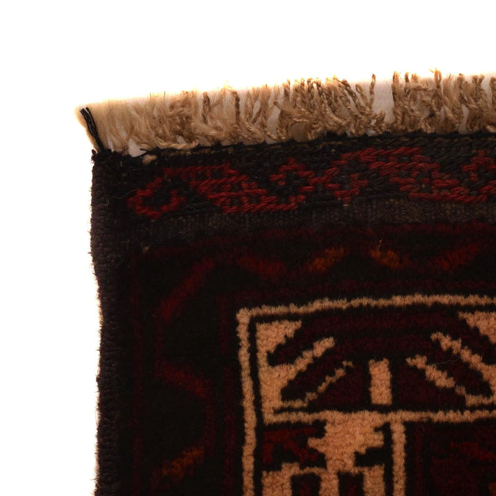 Afghan Prayer Rug 2' 10" x 4' 3" Hand-Knotted | No. AL44116