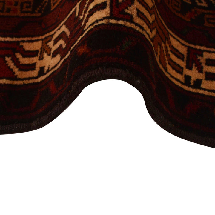 Afghan Prayer Rug 2' 10" x 4' 3" Hand-Knotted | No. AL44116