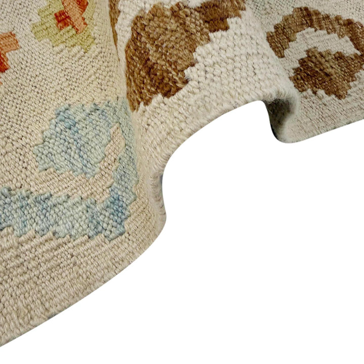 Afghan Vegetable Kilim Rug 5'9" x 7'9" Flat-Weave | No. AL441732