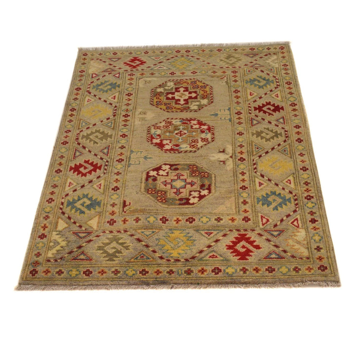 Afghan Waziri Oriental Rug 2' 11" x 4' 0" Hand-Knotted | No. AL44241