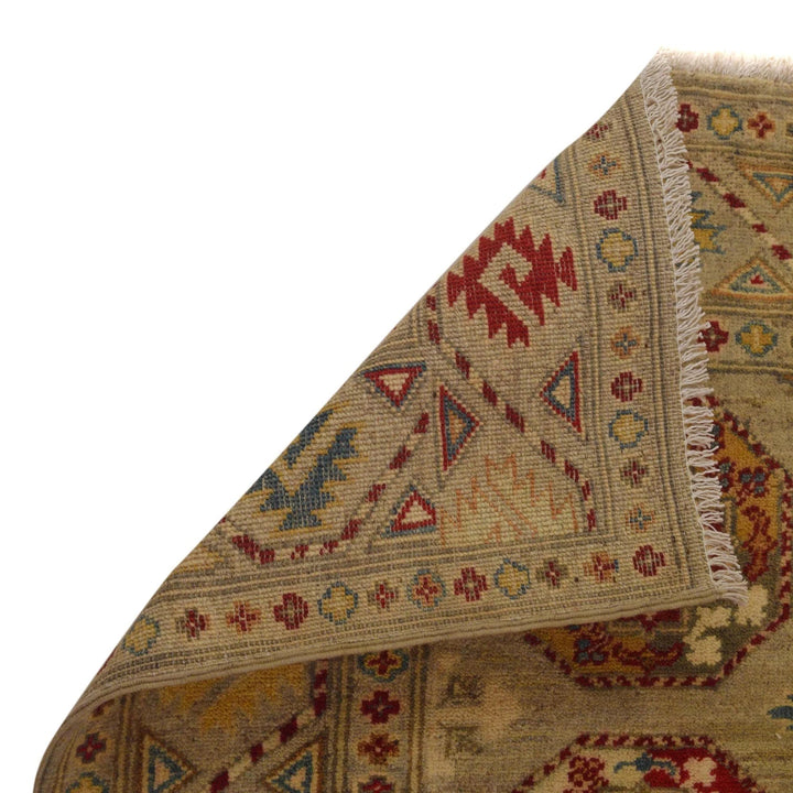 Afghan Waziri Oriental Rug 2' 11" x 4' 0" Hand-Knotted | No. AL44241