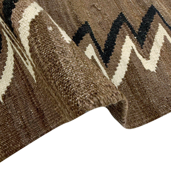 Afghan Vegetable Kilim Rug 6' 3" x 8' 8" Flat-Weave | No. AL443892