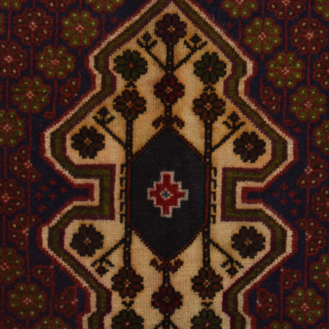 Afghan Baluchi Rug 3' 0" x 4' 8" Hand-Knotted | No. AL44462