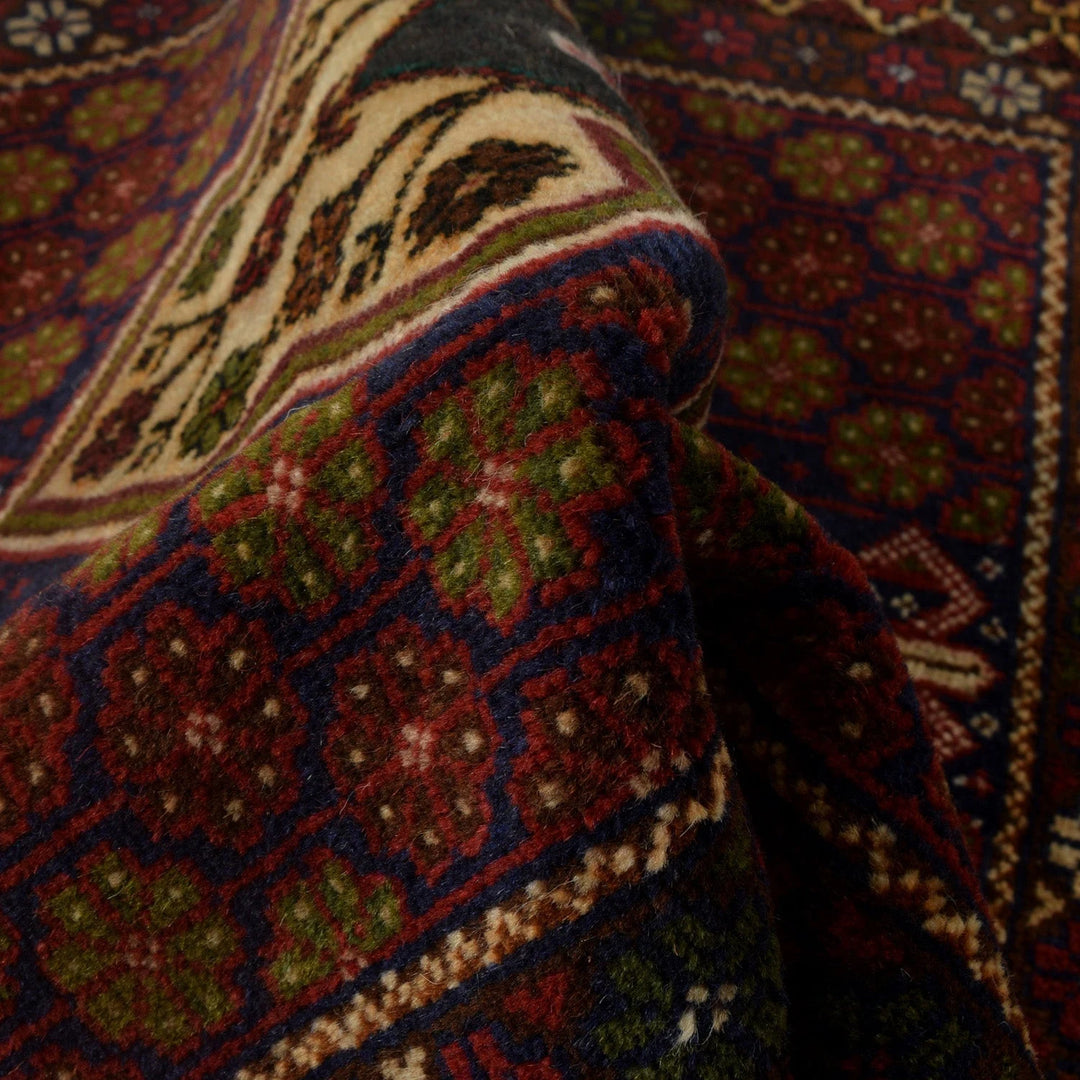 Afghan Baluchi Rug 3' 0" x 4' 8" Hand-Knotted | No. AL44462