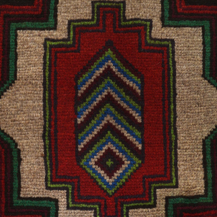 Afghan Balochi Rug 4' 1" x 6' 5" Hand-Knotted | No. AL44537