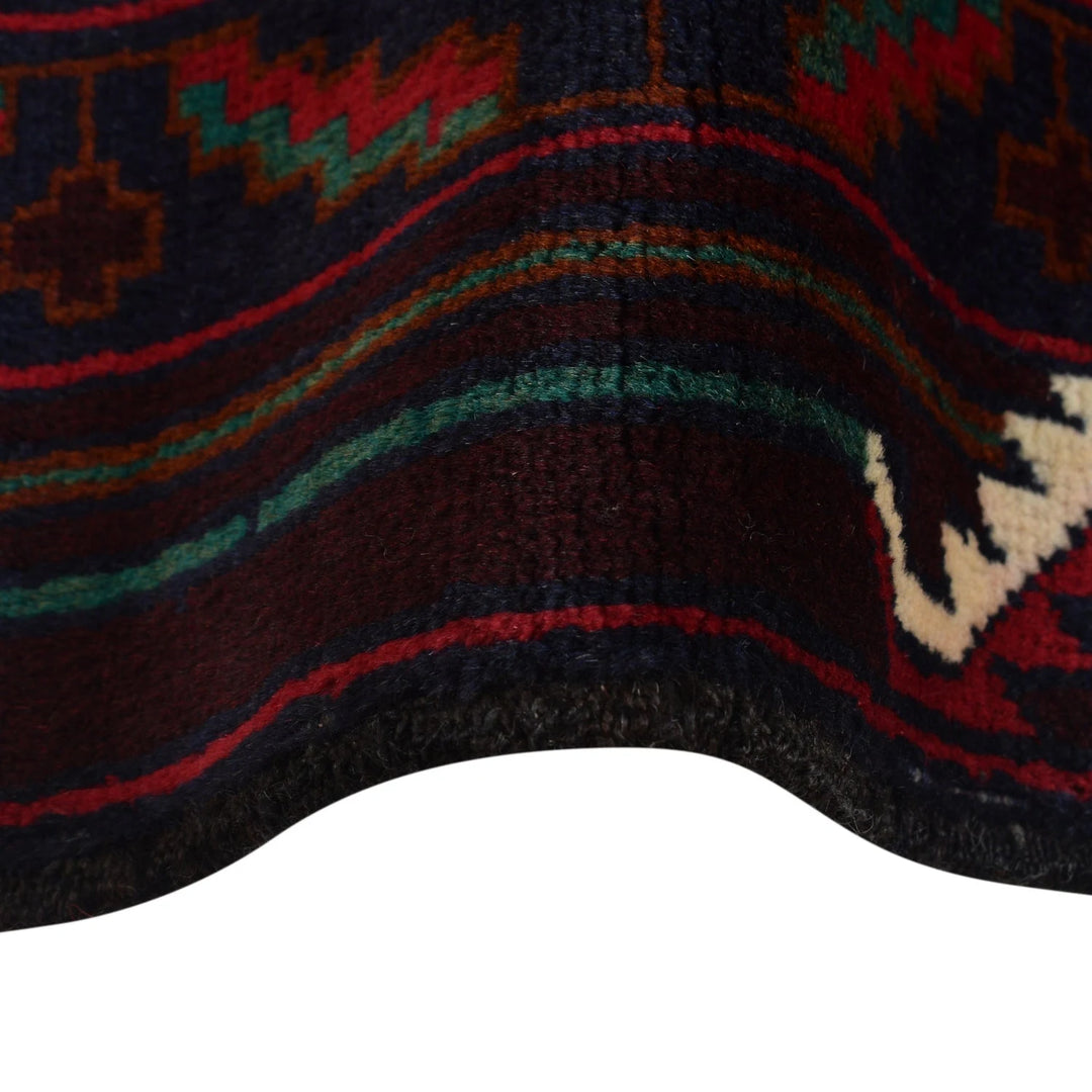 Afghan Baluchi Rug 2'11" x 4'9" Hand-Knotted | No. AL44927