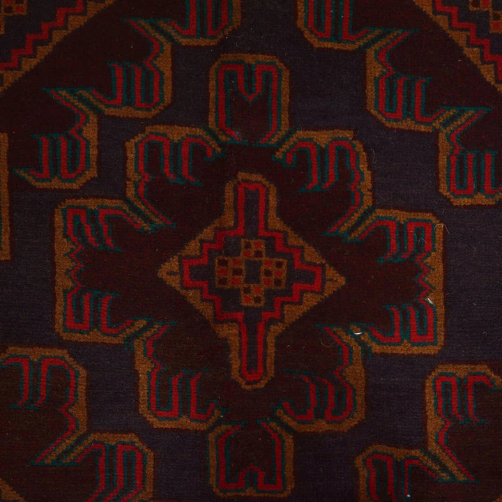 Afghan Baluchi Rug 5' 11" x 9' 7" Hand-Knotted | No. AL45111