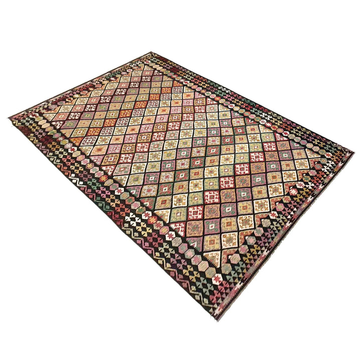 Afghan Vegetable Kilim Rug 9' 9" x 16' 6" Flat-Weave | No. AL455372