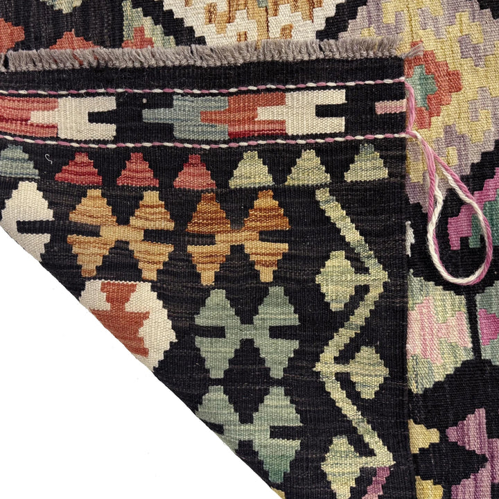 Afghan Vegetable Kilim Rug 9' 9" x 16' 6" Flat-Weave | No. AL455372