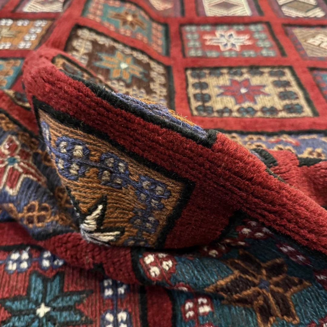 Afghan Barjasta Kilim Rug 4' 0" x 6' 0" Flat-Weave | No. AL45640