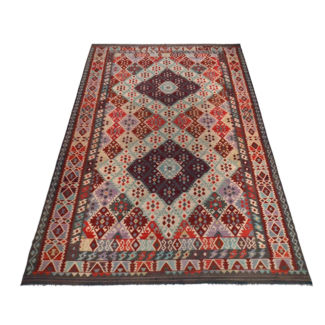 Afghan Kilim Rug 10' 0" x 16' 1" Flat-Weave | No. AL45958