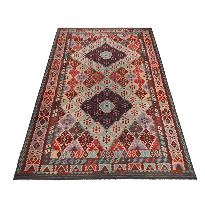 Afghan Kilim Rug 10' 0" x 16' 1" Flat-Weave | No. AL45958