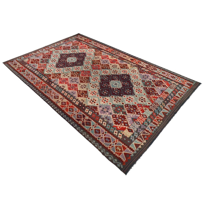 Afghan Kilim Rug 10' 0" x 16' 1" Flat-Weave | No. AL45958