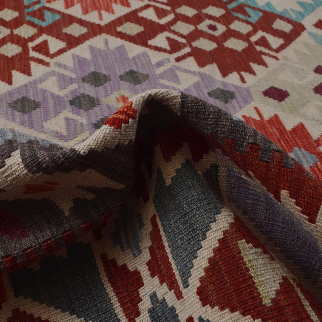 Afghan Kilim Rug 10' 0" x 16' 1" Flat-Weave | No. AL45958