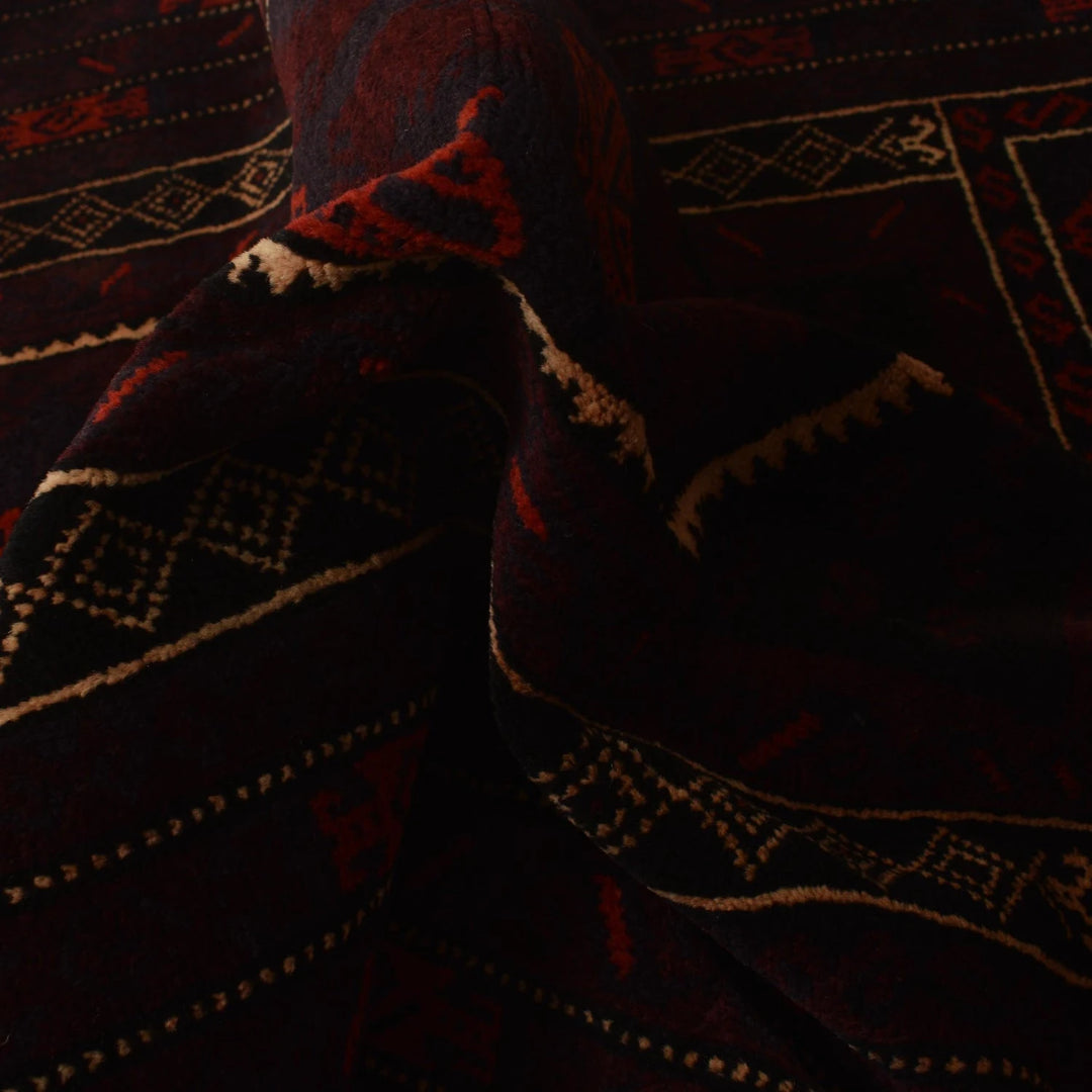 Afghan Prayer Rug 2' 9" x 4' 11" Hand-Knotted | No. AL46030