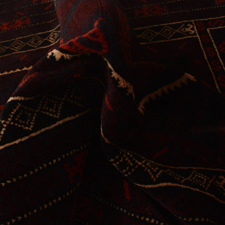 Afghan Prayer Rug 2' 9" x 4' 11" Hand-Knotted | No. AL46030
