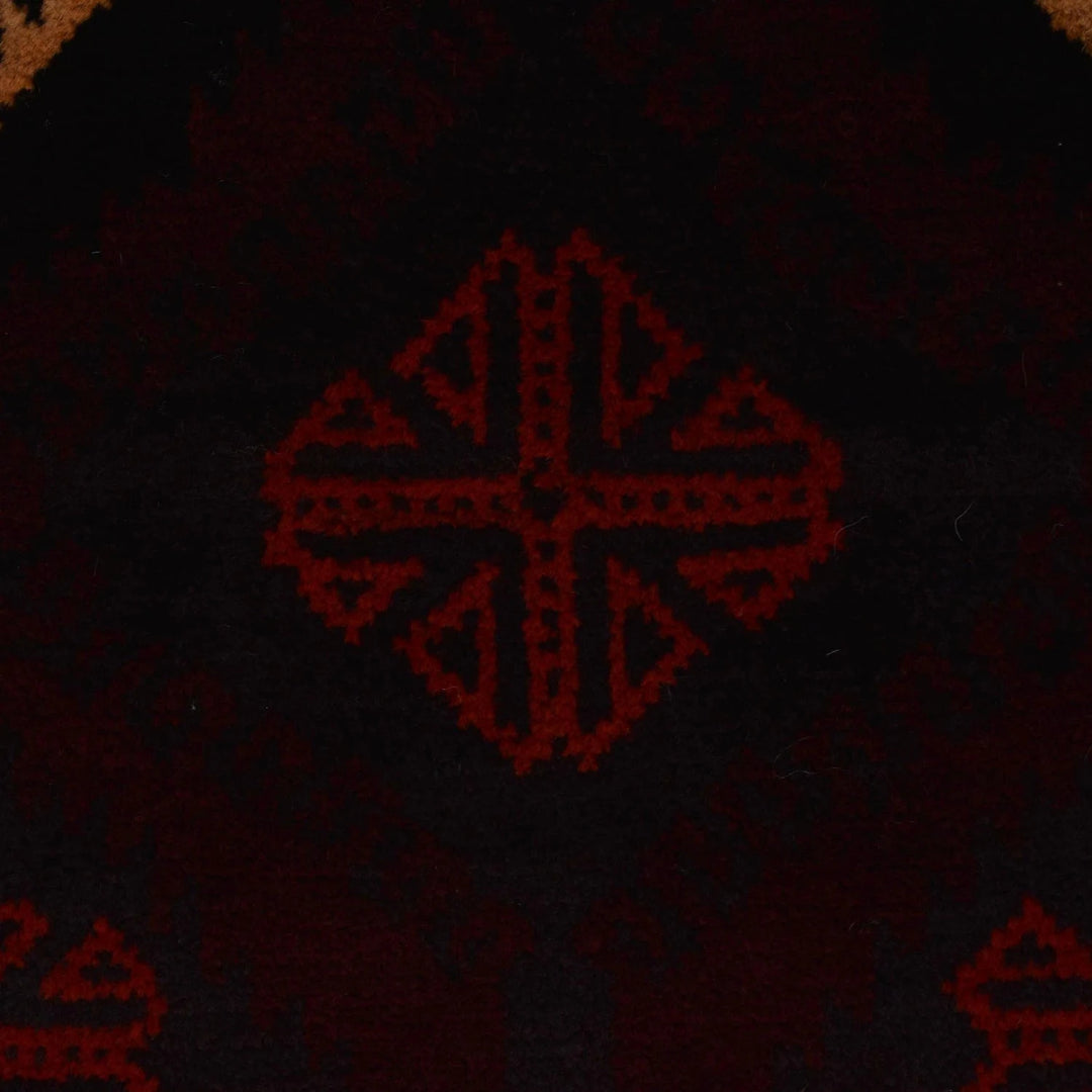 Afghan Prayer Rug 2' 9" x 4' 11" Hand-Knotted | No. AL46030