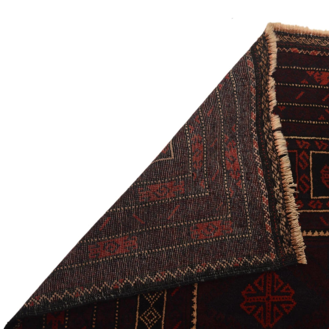 Afghan Prayer Rug 2' 9" x 4' 11" Hand-Knotted | No. AL46030