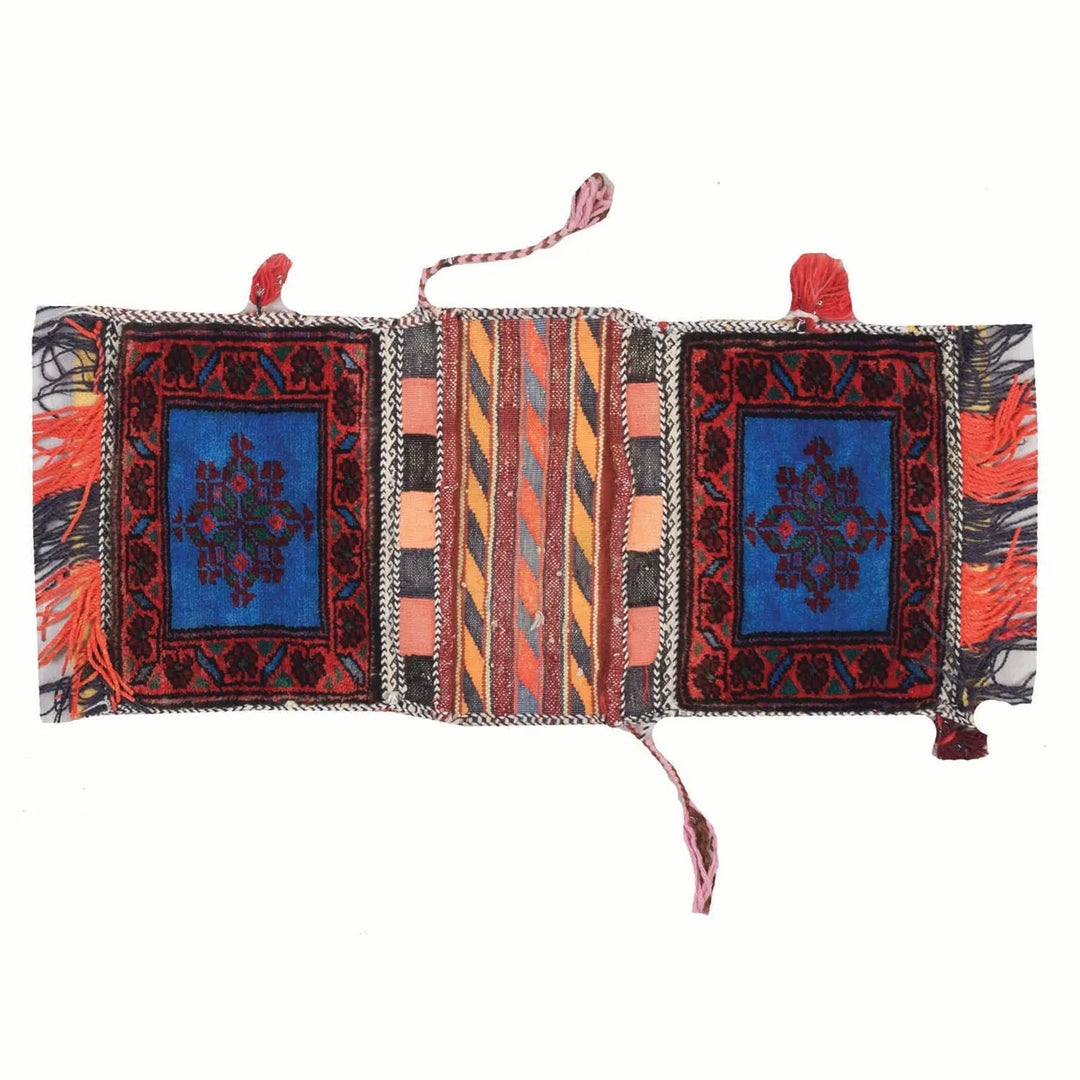 Afghan Sadde Bag Rug 1' 1" x 2' 5" Hand-Knotted | No. AL46042