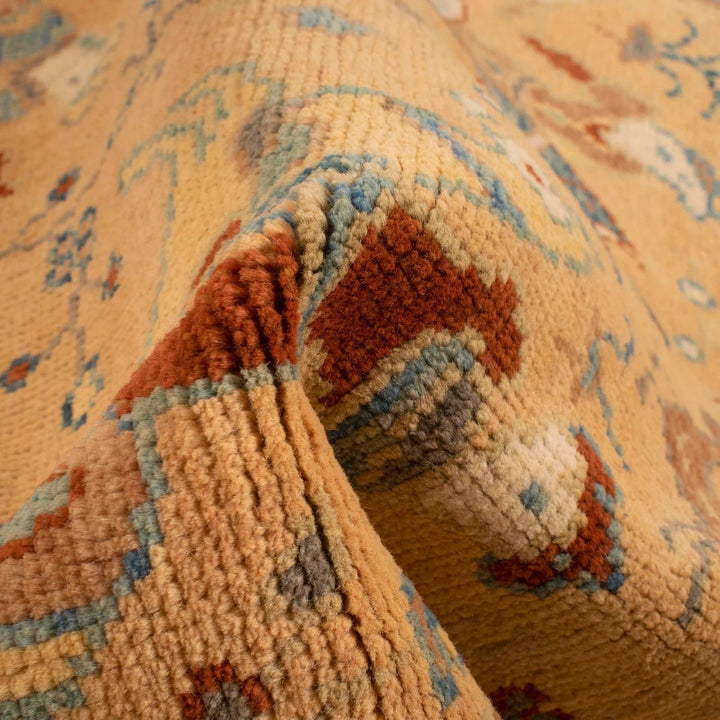 Afghan Pictorial Rug 4' 0" x 5' 10" Hand-Knotted | No. AL46213