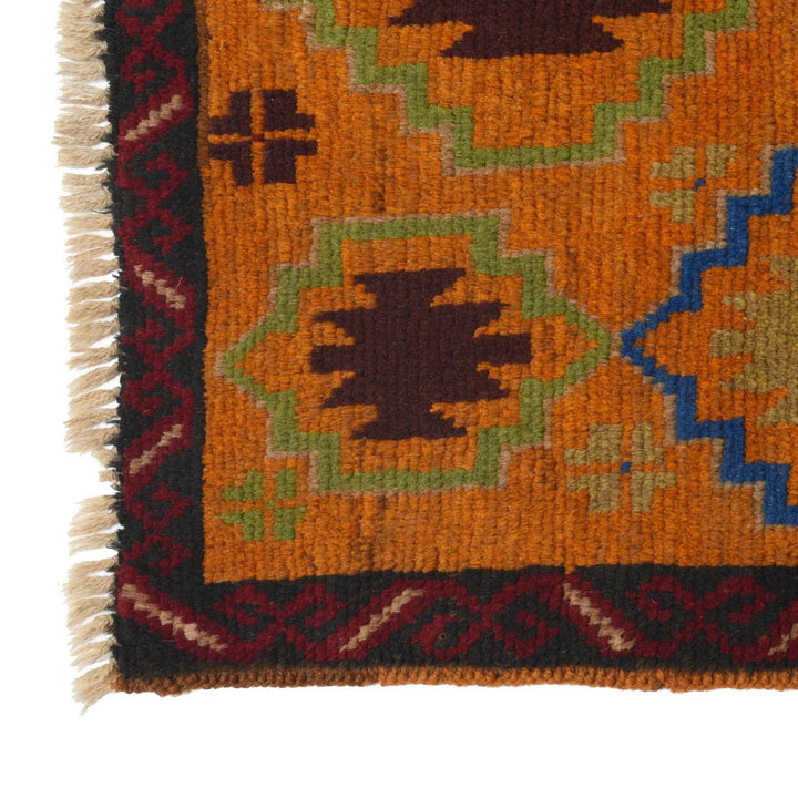 Afghan Baluchi Runner 2' 7" x 9' 8" Hand-Knotted | No. AL46279