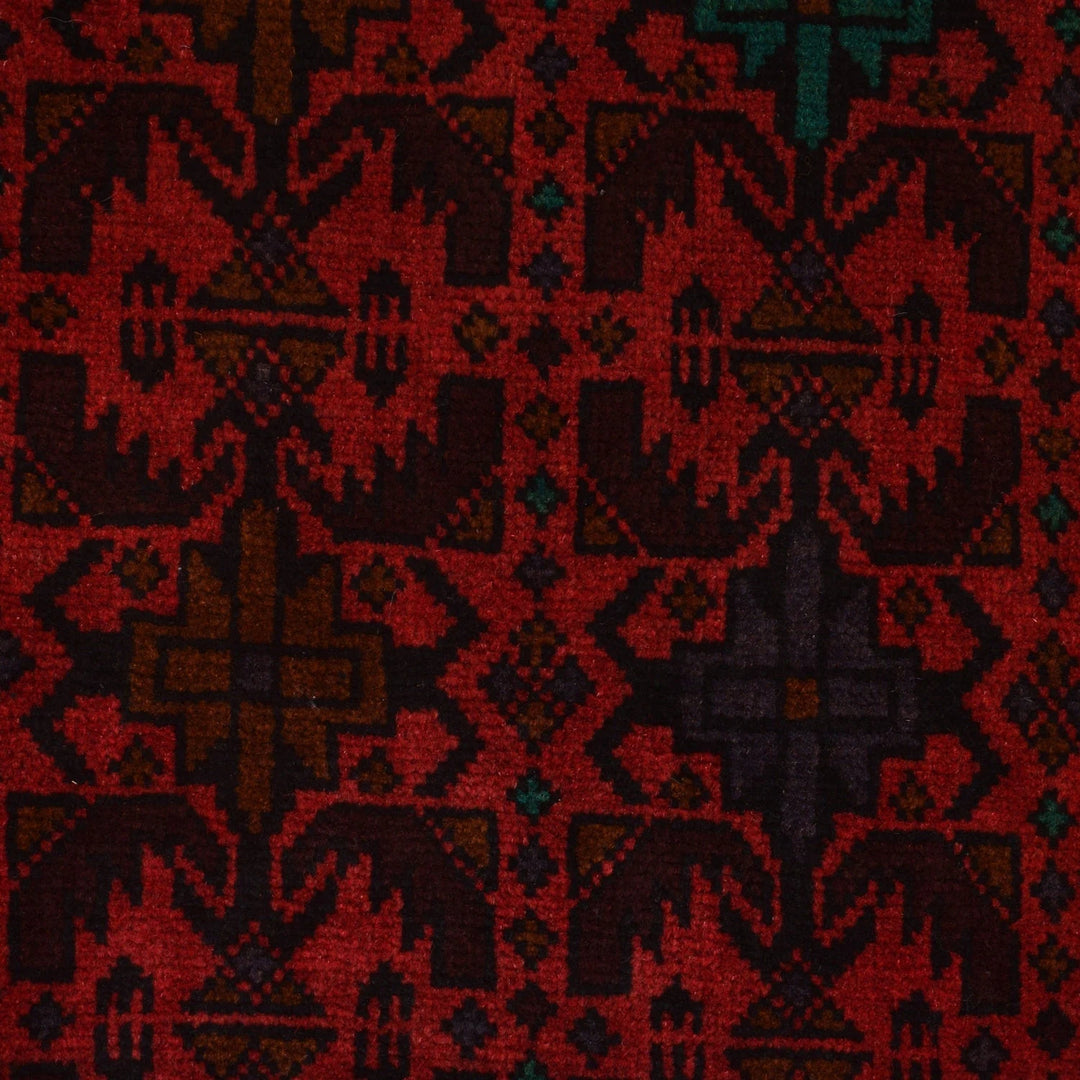Afghan Baluchi Rug 4' 2" x 6' 1" Hand-Knotted | No. AL46302