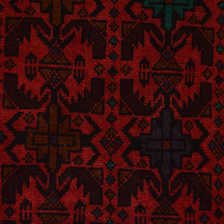 Afghan Baluchi Rug 4' 2" x 6' 1" Hand-Knotted | No. AL46302