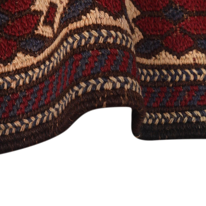 Beige Afghan Kilim Rug 2'11" x 4'6" Flat-Weave | No. AL46405