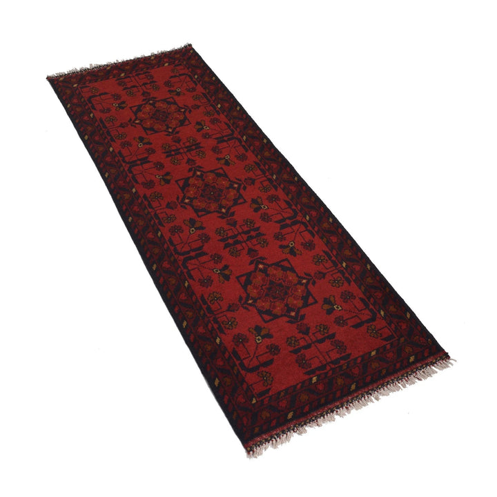 Afghan Khal Mohammadi Rug 1' 8" x 4' 9" Hand-Knotted | No. AL46428