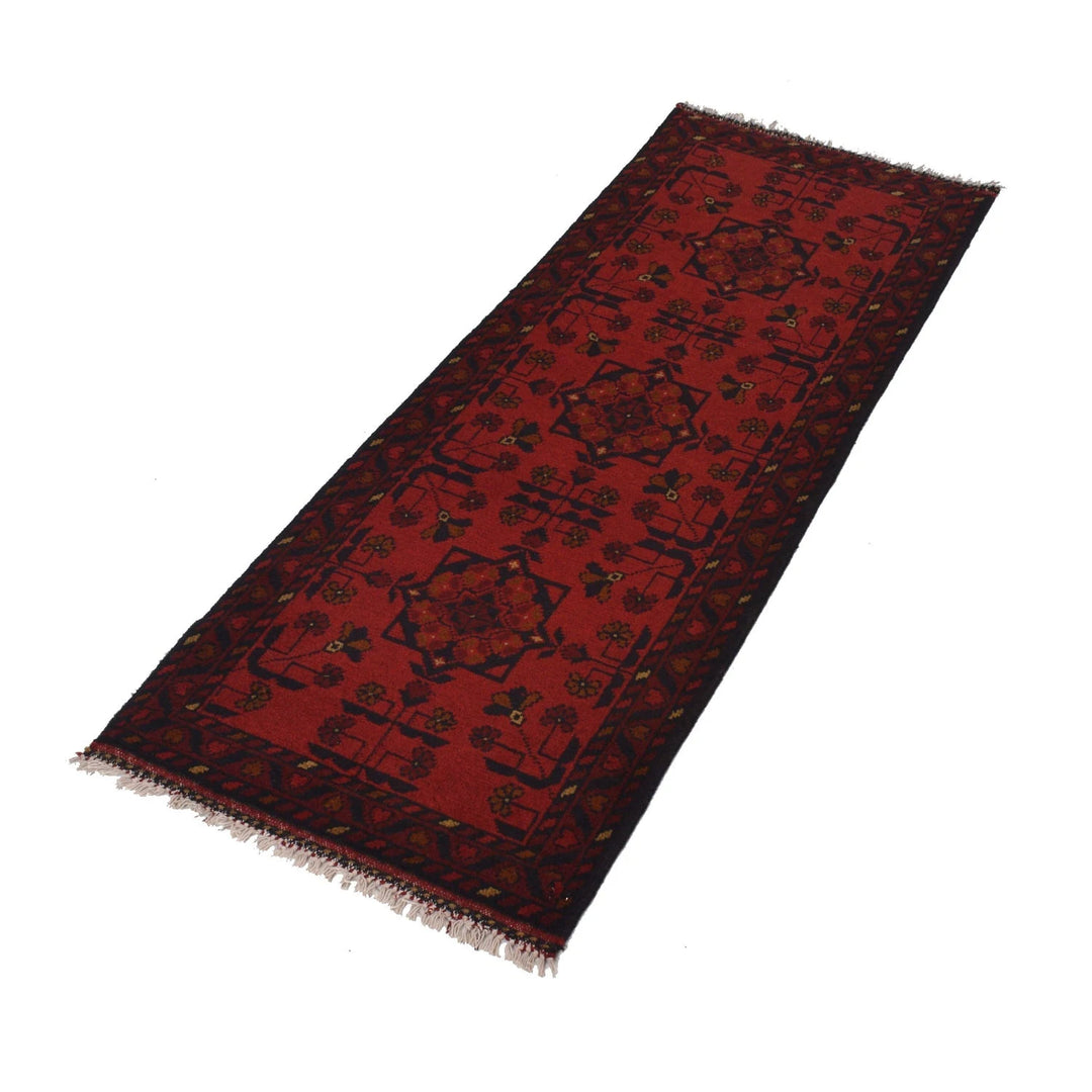 Afghan Khal Mohammadi Rug 1' 8" x 4' 9" Hand-Knotted | No. AL46428