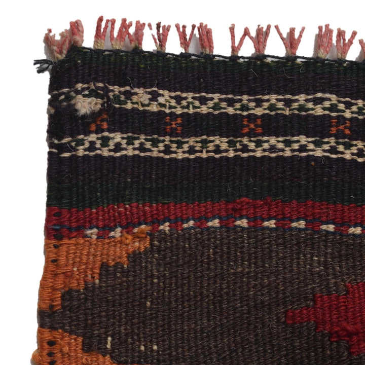 Afghan Sufra Kilem Runner 3' 8" x 10' 0" Flat-Weave | No. AL46694