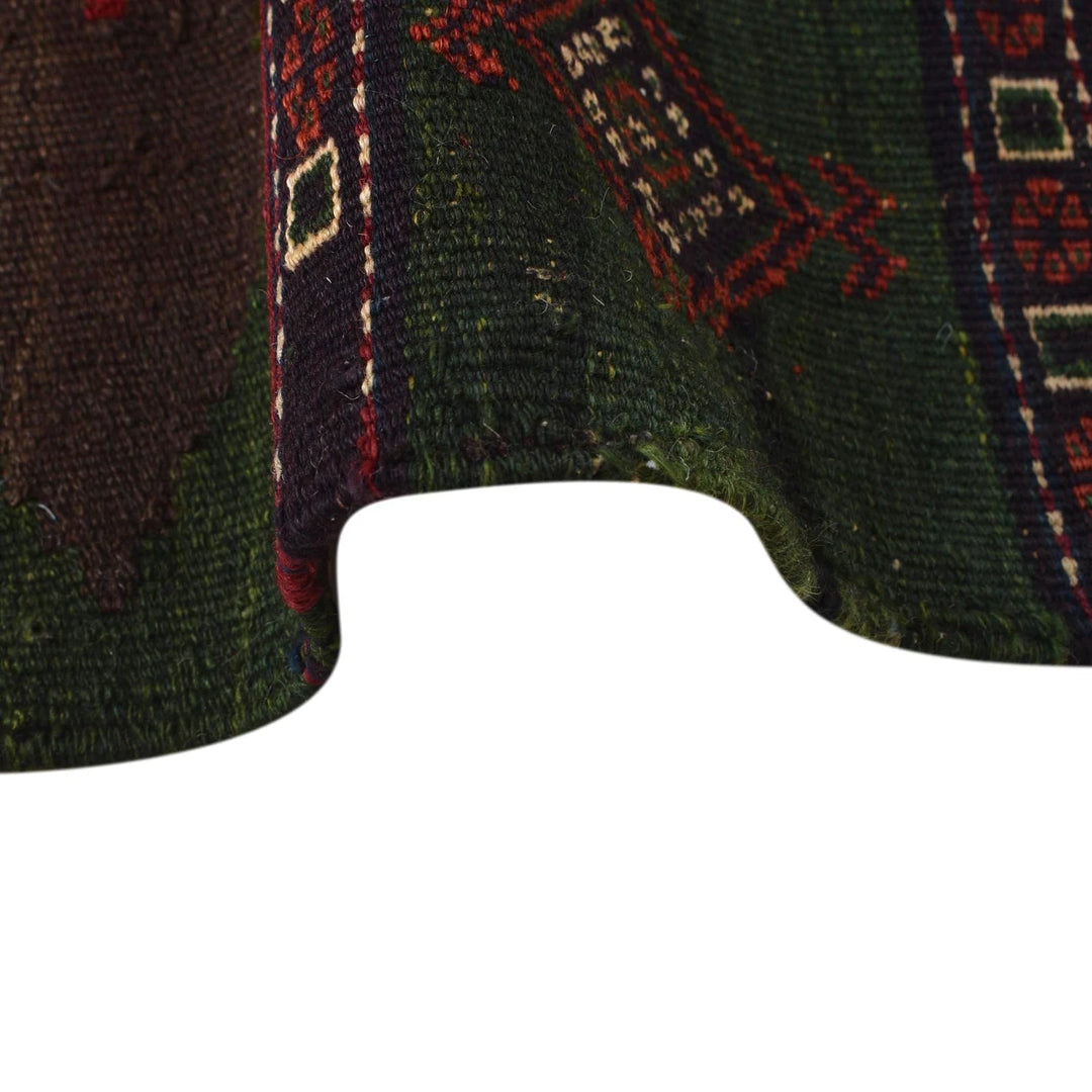 Afghan Sufra Kilem Runner 3' 8" x 10' 0" Flat-Weave | No. AL46694
