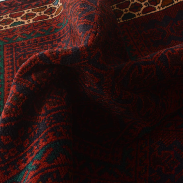 Afghan Prayer Rug 2' 11" x 4' 4" Hand-Knotted | No. AL46732
