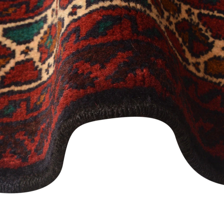 Afghan Prayer Rug 2' 11" x 4' 4" Hand-Knotted | No. AL46732
