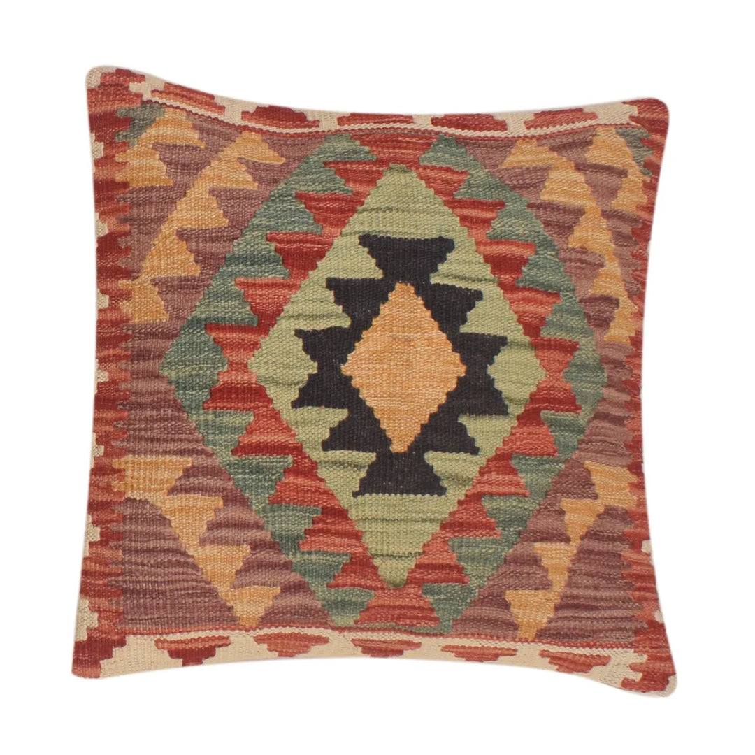 Afghan Cushion Cover 1' 6" x 1' 6" Flat-Weave | No. AL46821