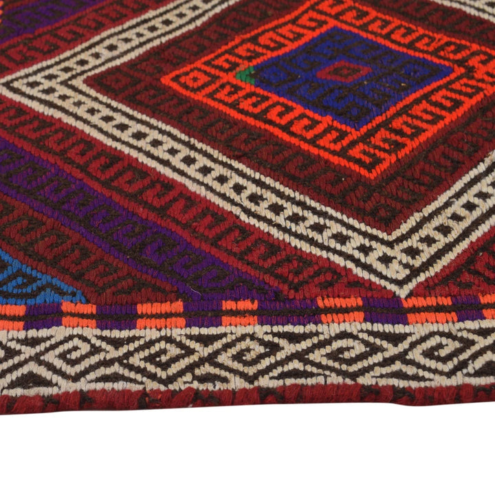 Afghan Kilim Rug 2' 2" x 8' 11" Flat-Weave | No. AL46986