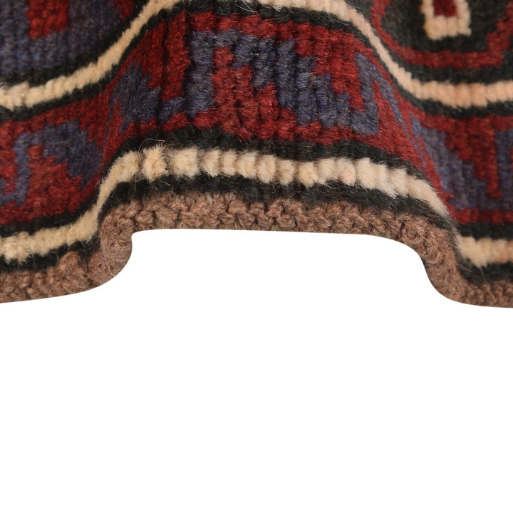 Afghan Baluchi Rug 2' 10" x 4' 2" Hand-Knotted | No. AL47063