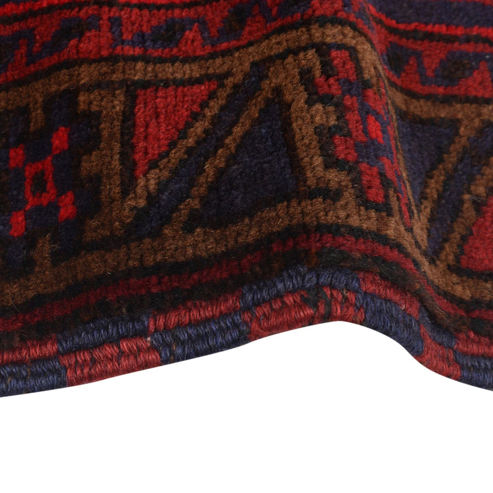 Afghan Prayer Rug 3' 1" x 4' 9" Hand-Knotted | No. AL47074