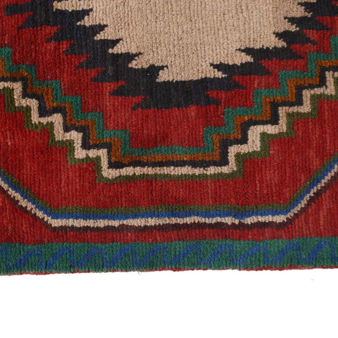 Afghan Baluchi Rug 2' 7" x 9' 8" Hand-Knotted | No. AL47134