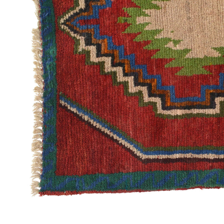 Afghan Baluchi Rug 2' 7" x 9' 8" Hand-Knotted | No. AL47134